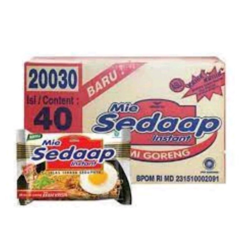 1 DUS/40 PCS MIE SEDAP GORENG AYAM KRISPI 84 GRAM