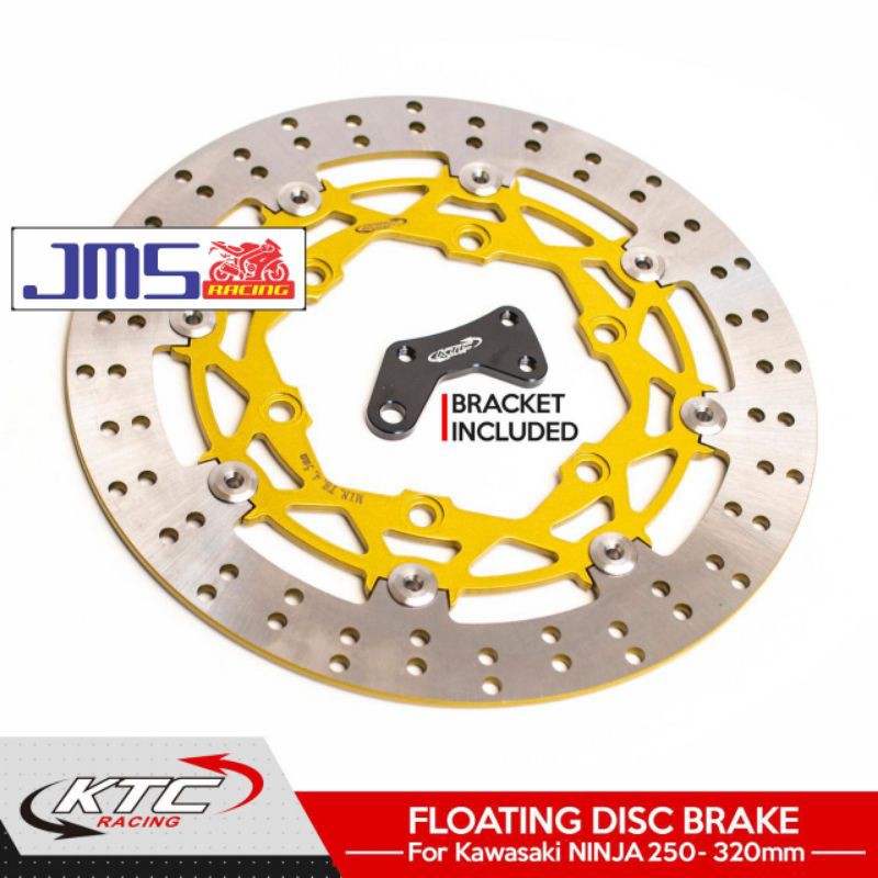 piringan disc brake ktc racing piringan cakram depan ktc racing ninja 250 karbu dan ninja rr 150