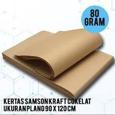 Kertas Samson Liner Plano 80gr tebal-Packing Sampul