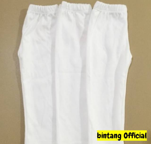 Legging Panjang Putih Original Anak / Dewasa / Legging