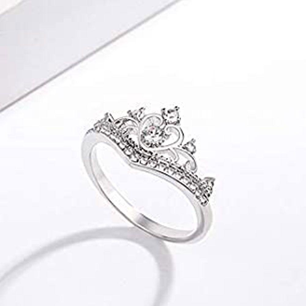 Cincin Nanas Wanita Fashion Alloy Perak