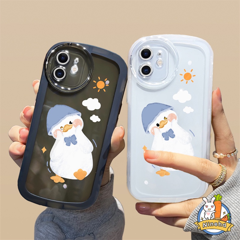 Soft Case Motif Bebek Untuk OPPO A57 A15 A15s A16 A16k A3s A5s A76 A96 A94 A93 A74 A54 A95 A52 A9 A5 A9 A53 Reno 7Z 6 5Z F9 Pro