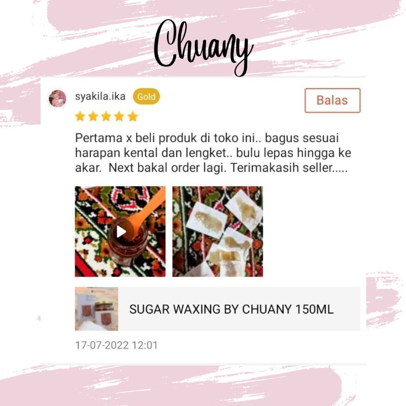 250ml Chuany Sugar Waxing | Pencabut Bulu | Sugar Waxing Kit