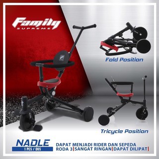 Family Nadle Rider Sepeda Roda Tiga Lipat F-NADLE