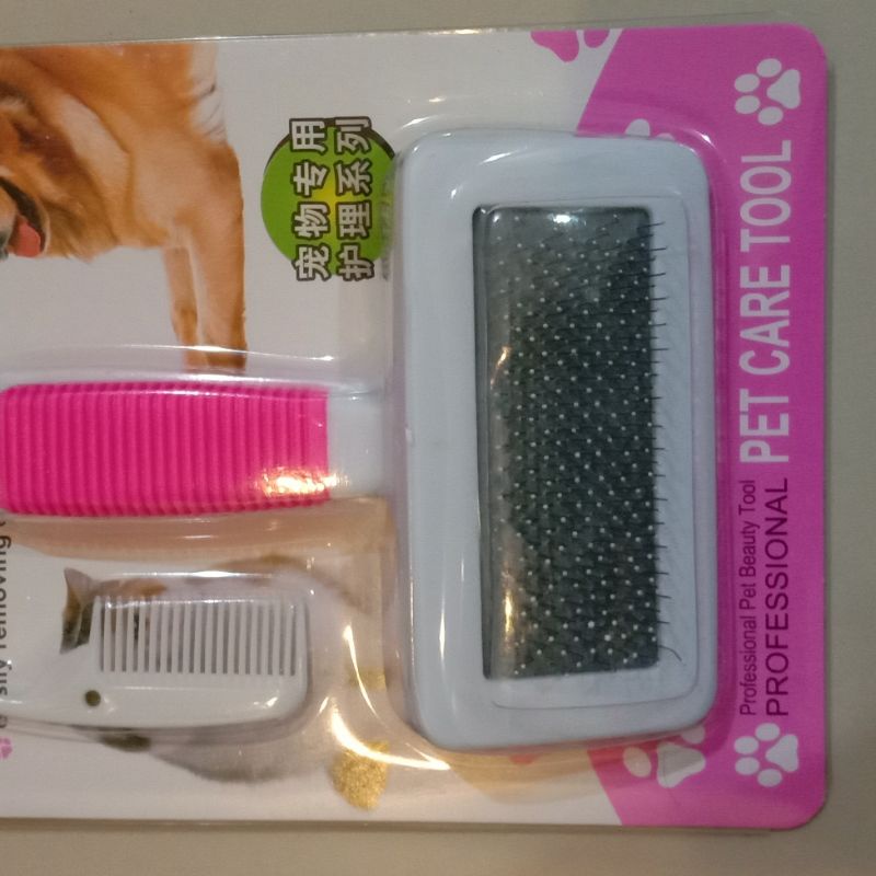 Sisir Grooming Kucing - Slicker grooming  Anjing - hewan Kwalitas Premium