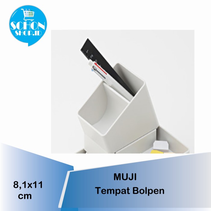 

Tempat Pulpen Bolpen Pen Holder Desk Memo Organizer - Muji