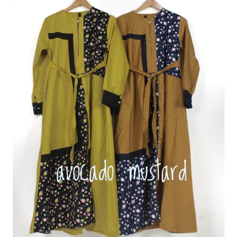 Gamis toyobo fodu meizura jumbo XL adem