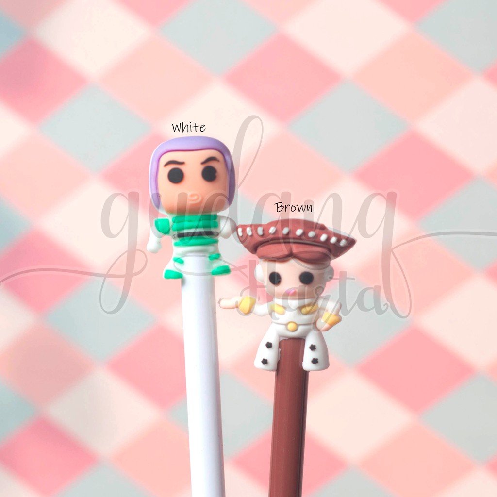 Pulpen Gel Toy Story Pena Lucu Bolpen Buzz Jessie Unik Ballpoint GH 307191