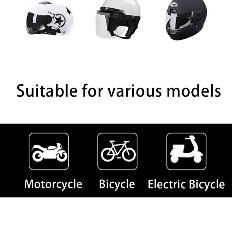 {LUCKID}Motorcycle Universal Helmet Lock Handlebar 22-26mm Anti-theft Security Motorbike