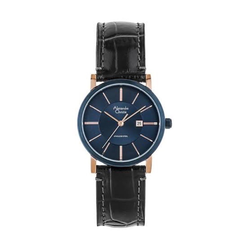Alexandre Christie AC 8344 LD LURBU Analog Leather Ladies
