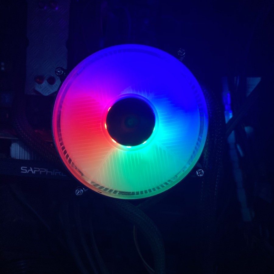 XBT Airmax XB-678 CPU Cooler Fan Gaming RGB Intel / Fan Processor Gaming RGB