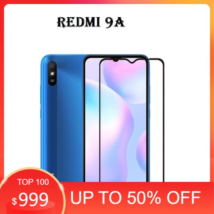 Tempered Glass Colour XIAOMI REDMI 9A /9C /9 Anti Gores Kaca Premium Quality