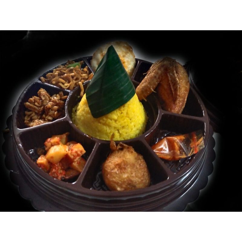 

Tumpeng Mini Tumini Ayam Besar Plus Kerupuk murah halal enak free stiker