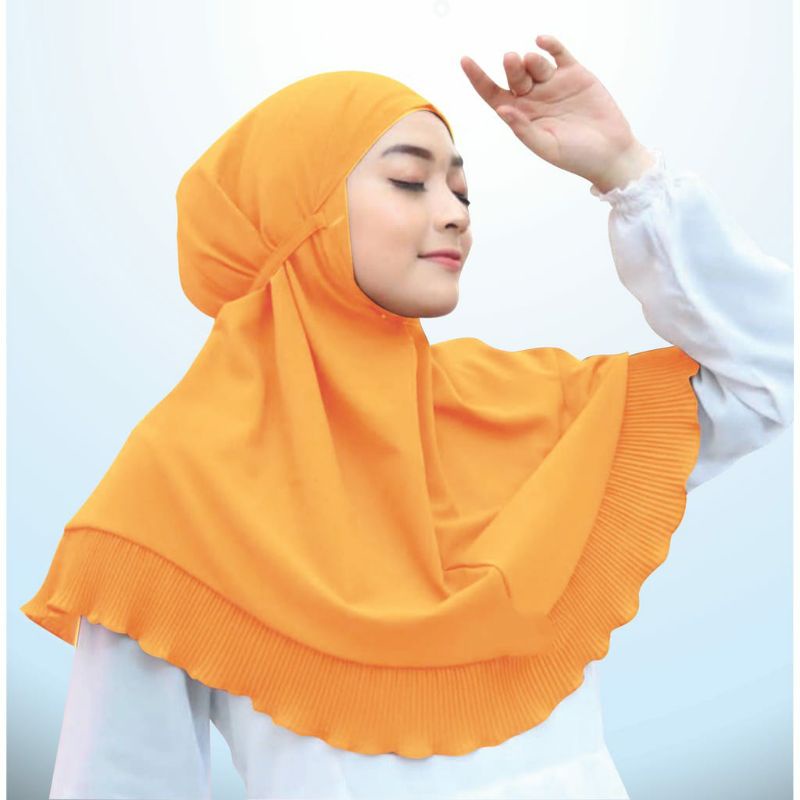 JILBAB BERGO MARYAM RAMPEL PLISKET DIAMOND