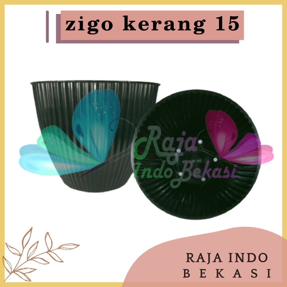 Pot Zigo Kerang 15 Da 13 Cm Hitam Pot Bunga Plastik Murah Putih Uk Mirip Tawon 15 18 Putih