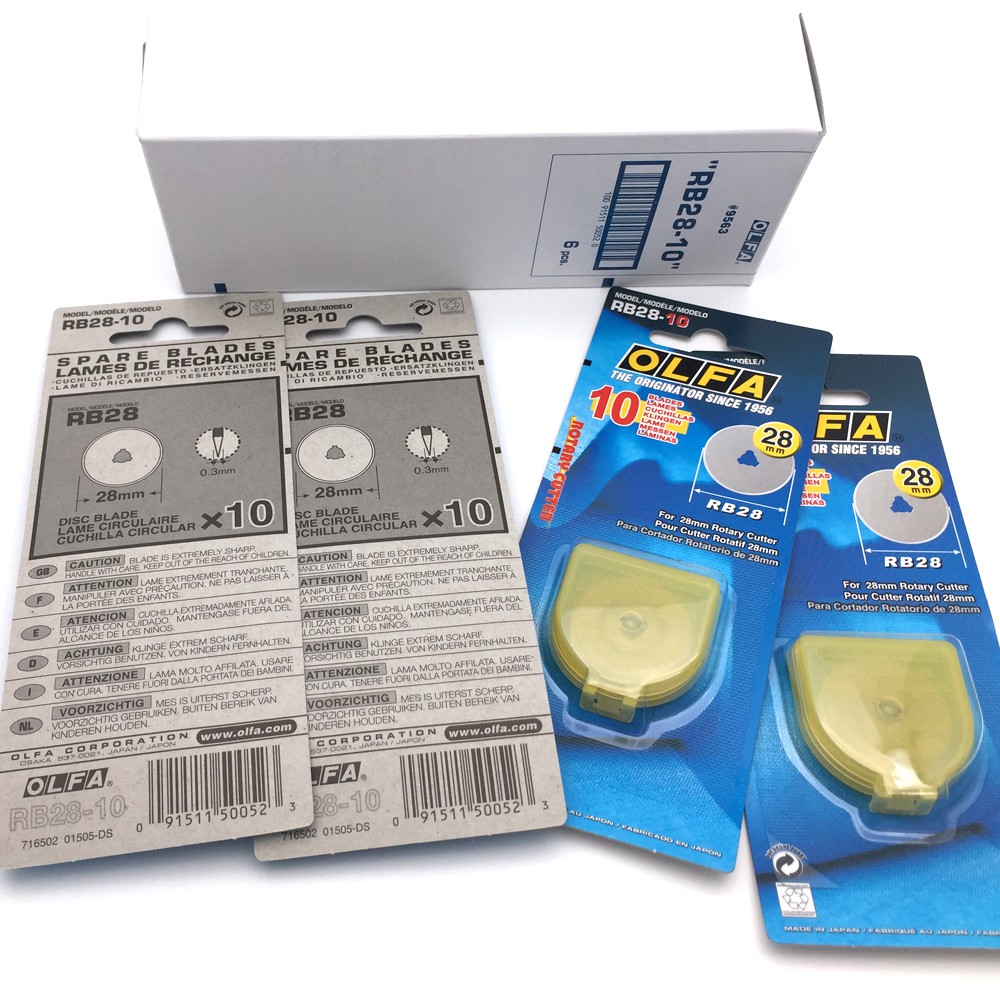 

gk OLFA RB28-10 Refill Rotary Cutter 28mm RB-28 (10pcs/pack) Spare Blade