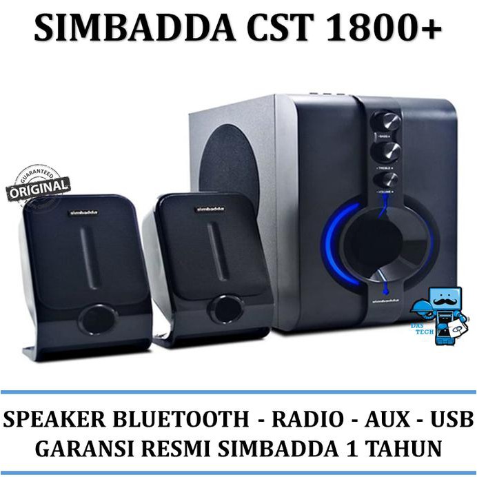 GRATIS ONGKIR SPEAKER AKTIF SIMBADDA  CST 1800+ - INCLUDE BLUETOOTH,USB,RADIO,AUX IN TERLARIS