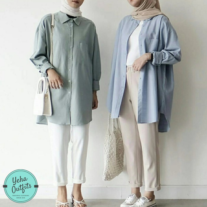 Tunik Wanita Sella Rayon Muslim Baju Atasan Dress Gamis Jumbo Terbaru Mocca G7M7 Berkualitas Baju Tu