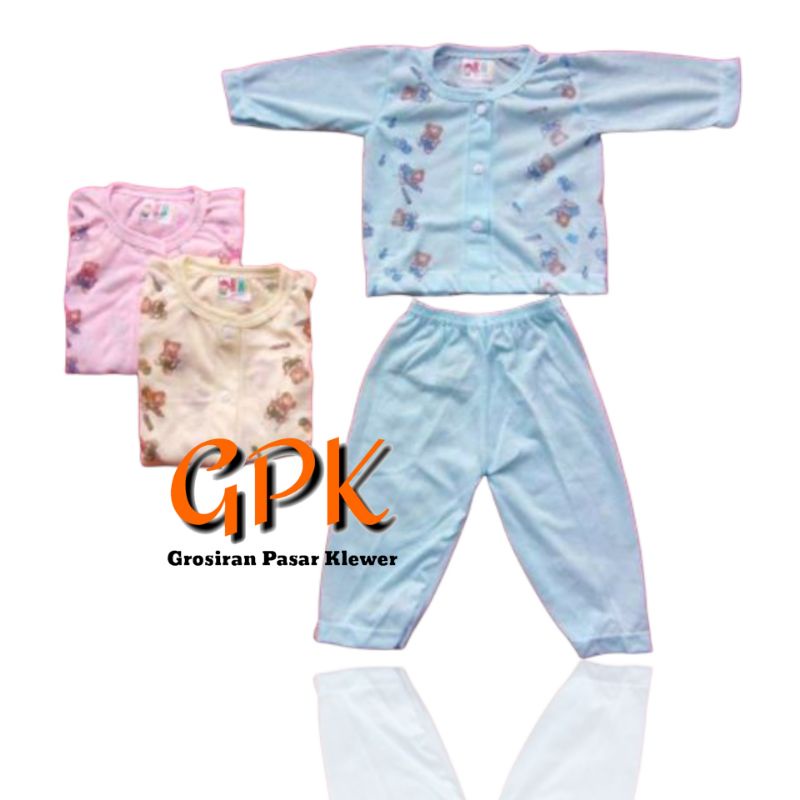 Setelan Baju Bayi Panjang Polyester