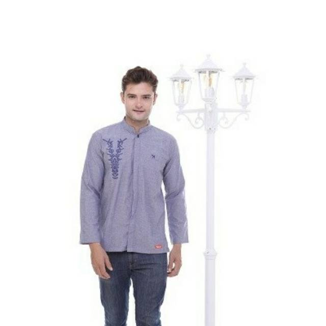 Koko Sarimbit Nibras NSK 55 Lengan Panjang Bahan Oxford Ukuran XS S M L XL XXL