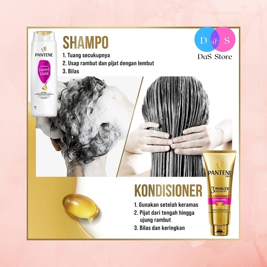 Pantene Shampoo Hair Fall Control 900ml [P&G] - Shampo Perawatan Rambut Rontok-6