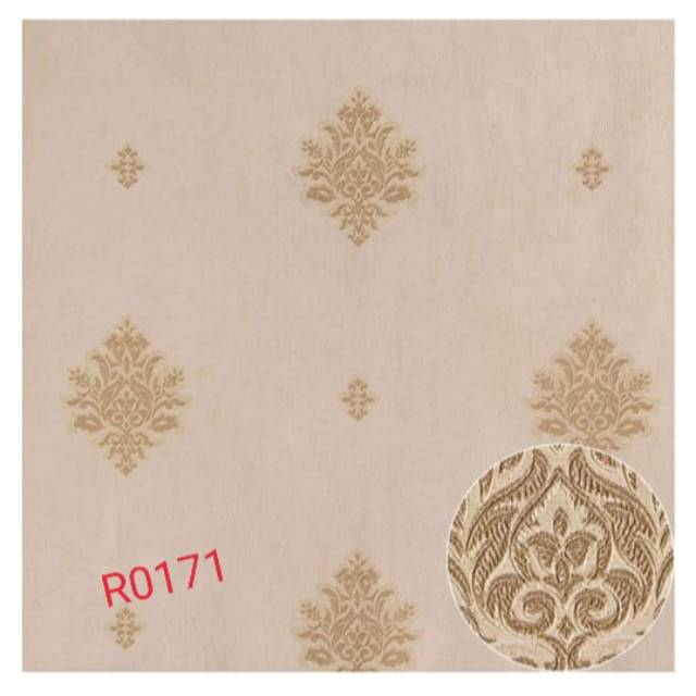 WALLPAPER VINYL TEBAL 3D RONA | CITRA