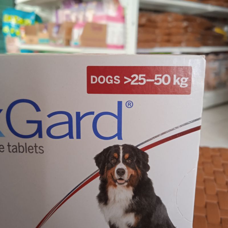 Obat Kutu Anjing dan Demodex NEXGARD 1 BOX (25-50 kg) Original Ampuh