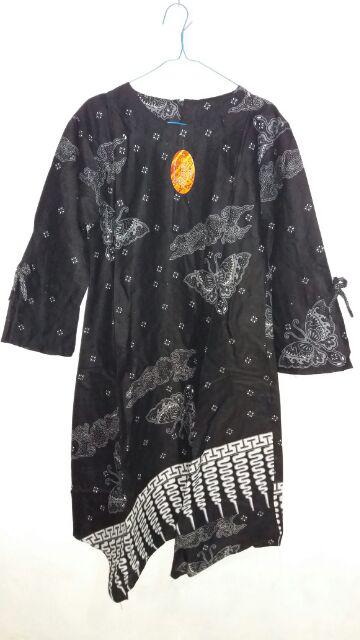 Tunik Latika Tunik Ziggy Kupu Tunik Batik Cewek Tunic Batik Wanita Seragam Batik Kerja Muslim Solo