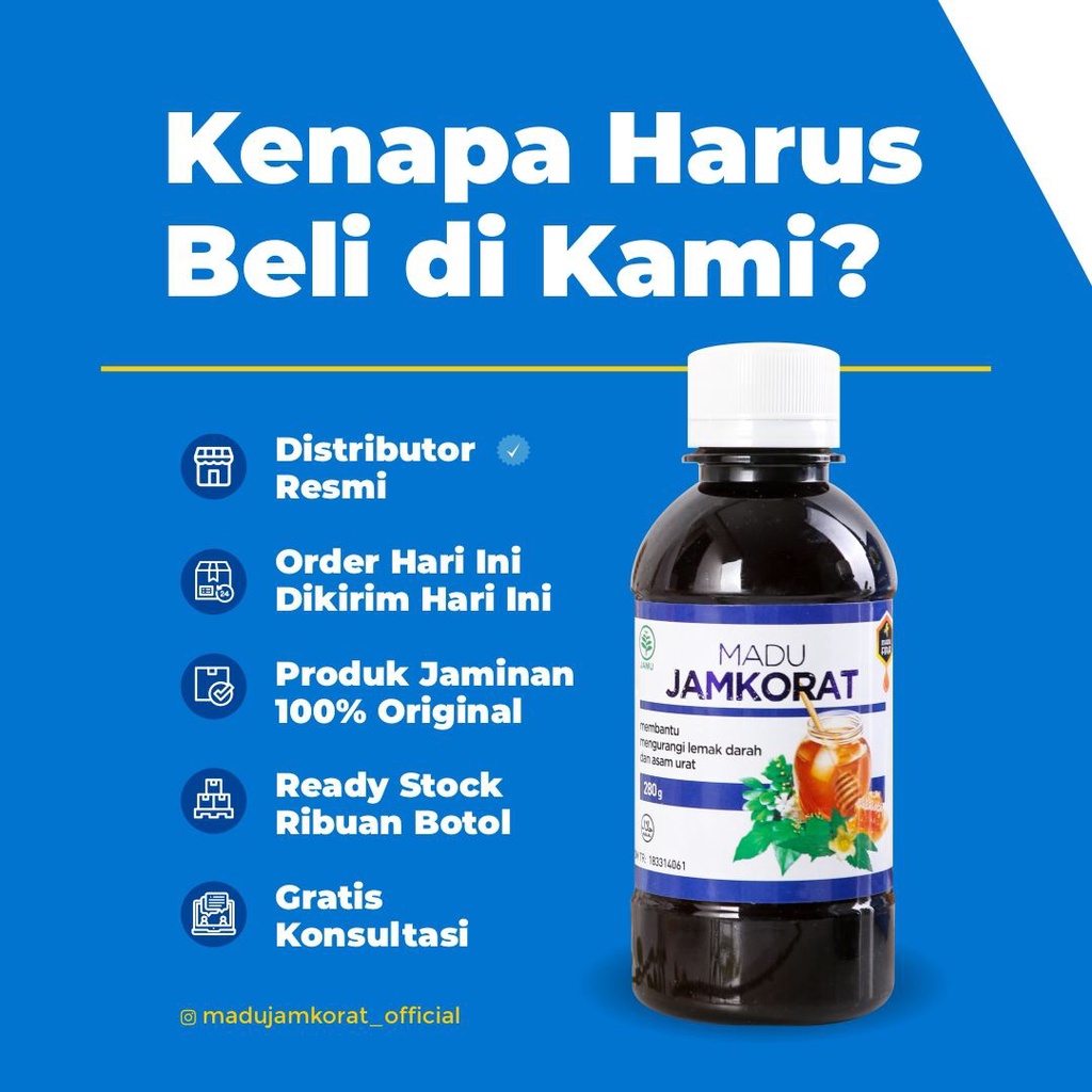 [BISA COD] Madu Jamkorat Original Madu Jamkorat Asli Madu Jamkorat Asam urat kolesterol Madu Asam Ur