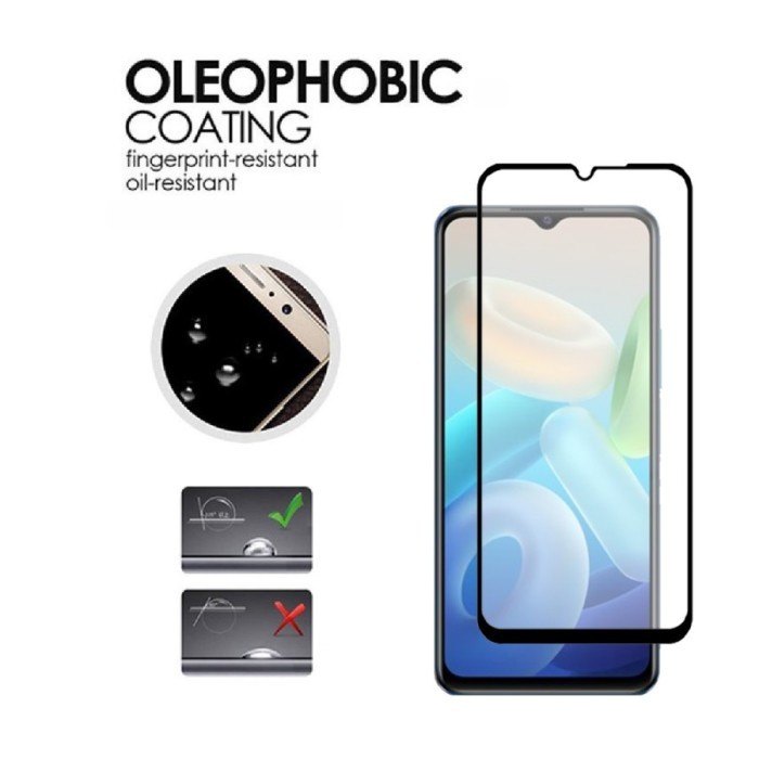 VIVO T1 PRO 5G ANTI GORES KACA TEMPERED GLASS FULL SCREEN PROTECTOR LAYAR SCREEN GUARD