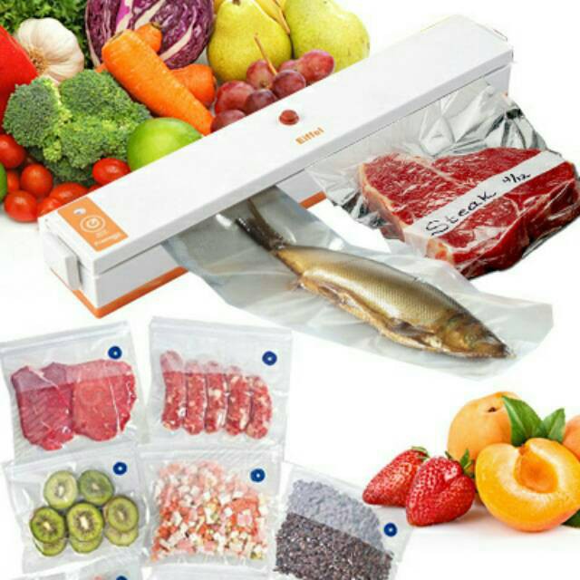 Mesin Vacuum Sealer / Mesin Vakum Makanan Vacuum Packing perekat original