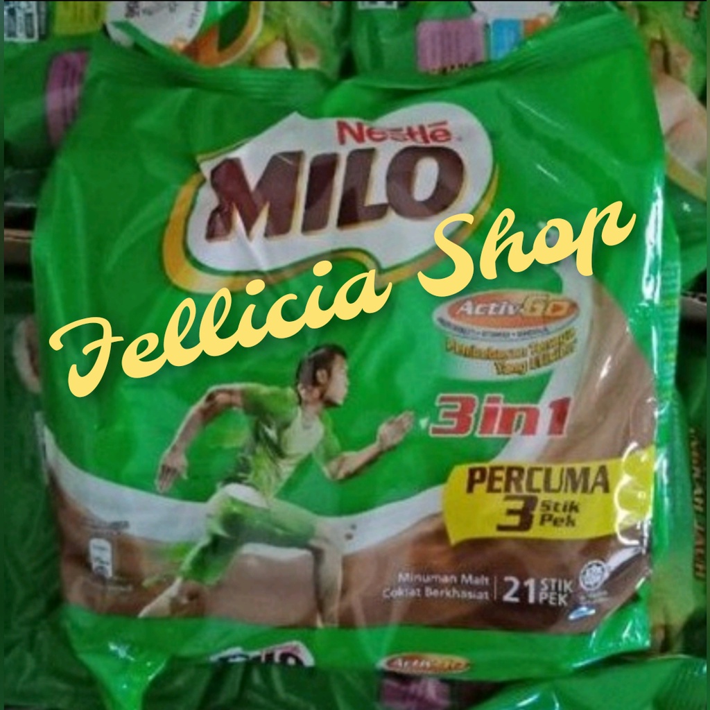 

(READY STOCK) Milo Malaysia 3 in 1 (18+3)