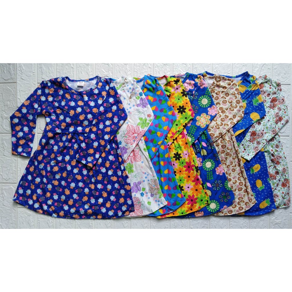 Dress ALISHA Anak Perempuan Lengan PANJANG