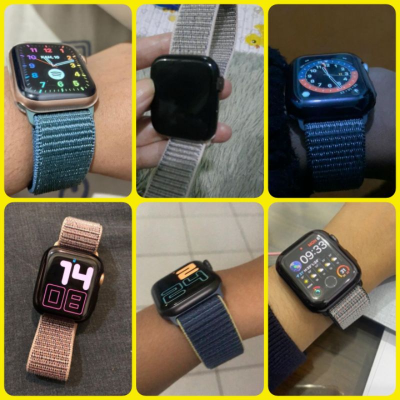 Strap Apple Watch 38mm 40mm 41mm - Tali Jam Tangan Sport Loop Nilon