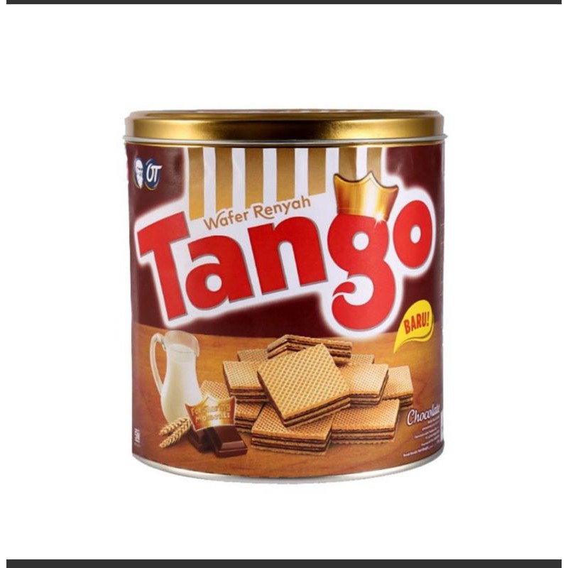 

Wafer Tango rasa Coklat Kemasan Kaleng 240g