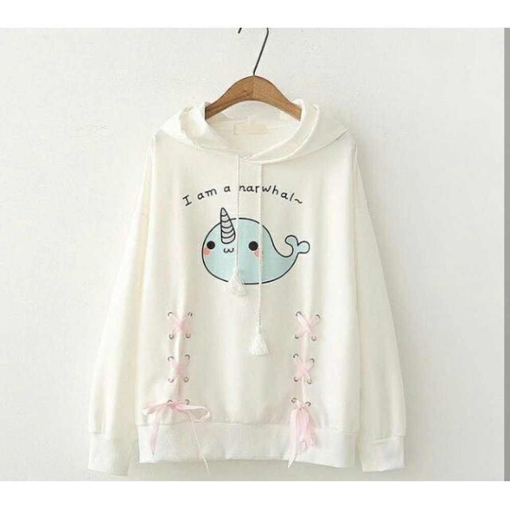Vshop91jkt - Sweater Baby Whale Baju Wanita Blus Wanita Baju Sweater