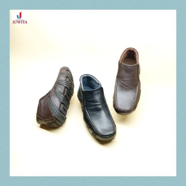 Sepatu kulit semiboot pria merk Dr.mocc