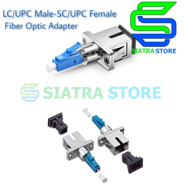 Fiber Optic LC/UPC Male to SC/UPC Female Adapter|FO LC-SC Adapter