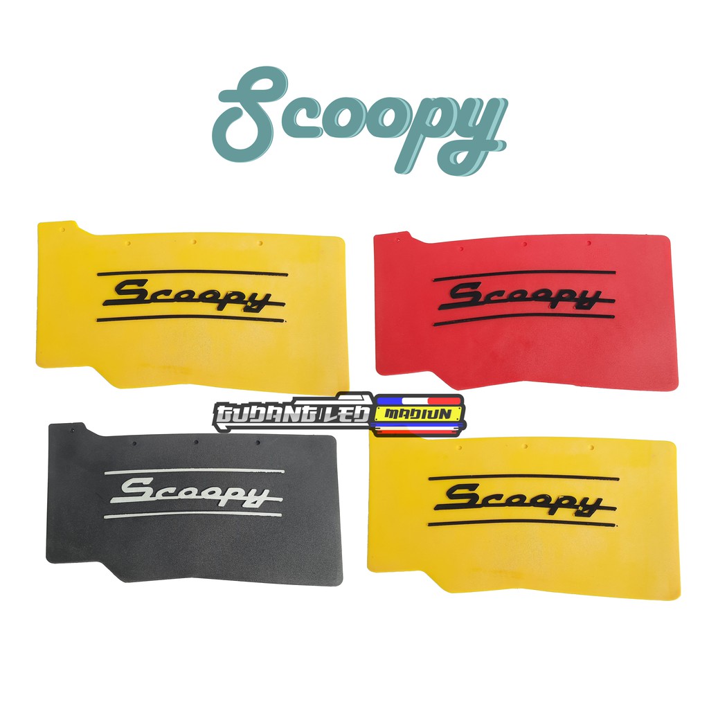 Mudflap Scoopy Mud Flap Scoopy Fi New Penahan Lumpur Scoopy Fi