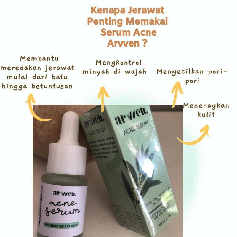 PAKET SKINCARE ARVVEN / PAKET HEMAT / GLOWING / GLOW UP / SKINCARE ACNE / HEMPAS FLEK / SKINCARE PEMUTIH / MENCERAHKAN