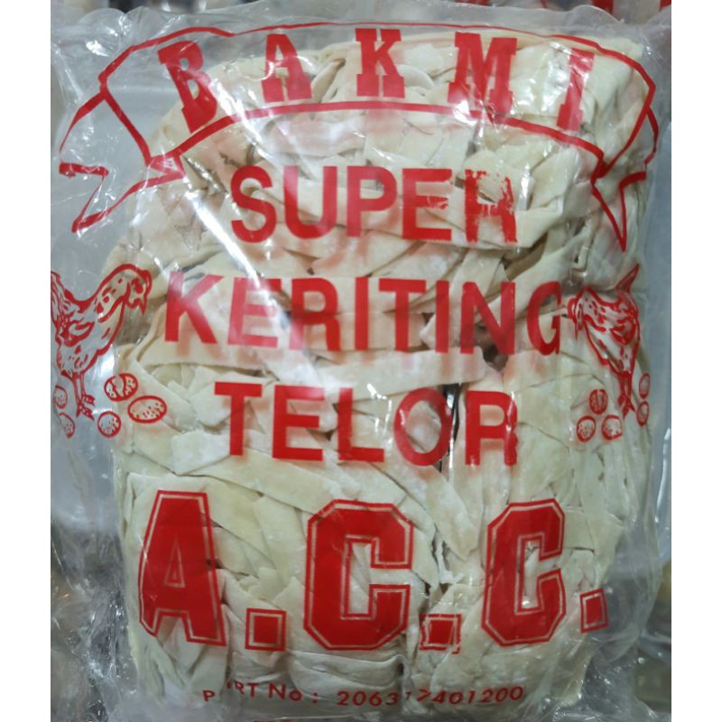 mie kriting telor lebar ACC isi 5 pcs per pck