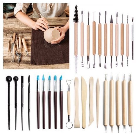 Pottery ToolS Set - Set Pena Ukir Tembikar (30pcs)