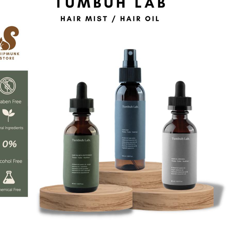 11.11SALE Tumbuh Lab Oil Peppermint / Original / Hair Mist / Tumbuhlab Hair Oil