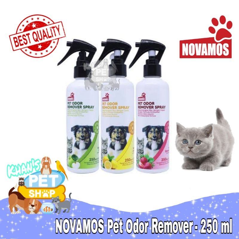 Novamos Penghilang Bau Kotoran Kucing & Anjing 250 ml