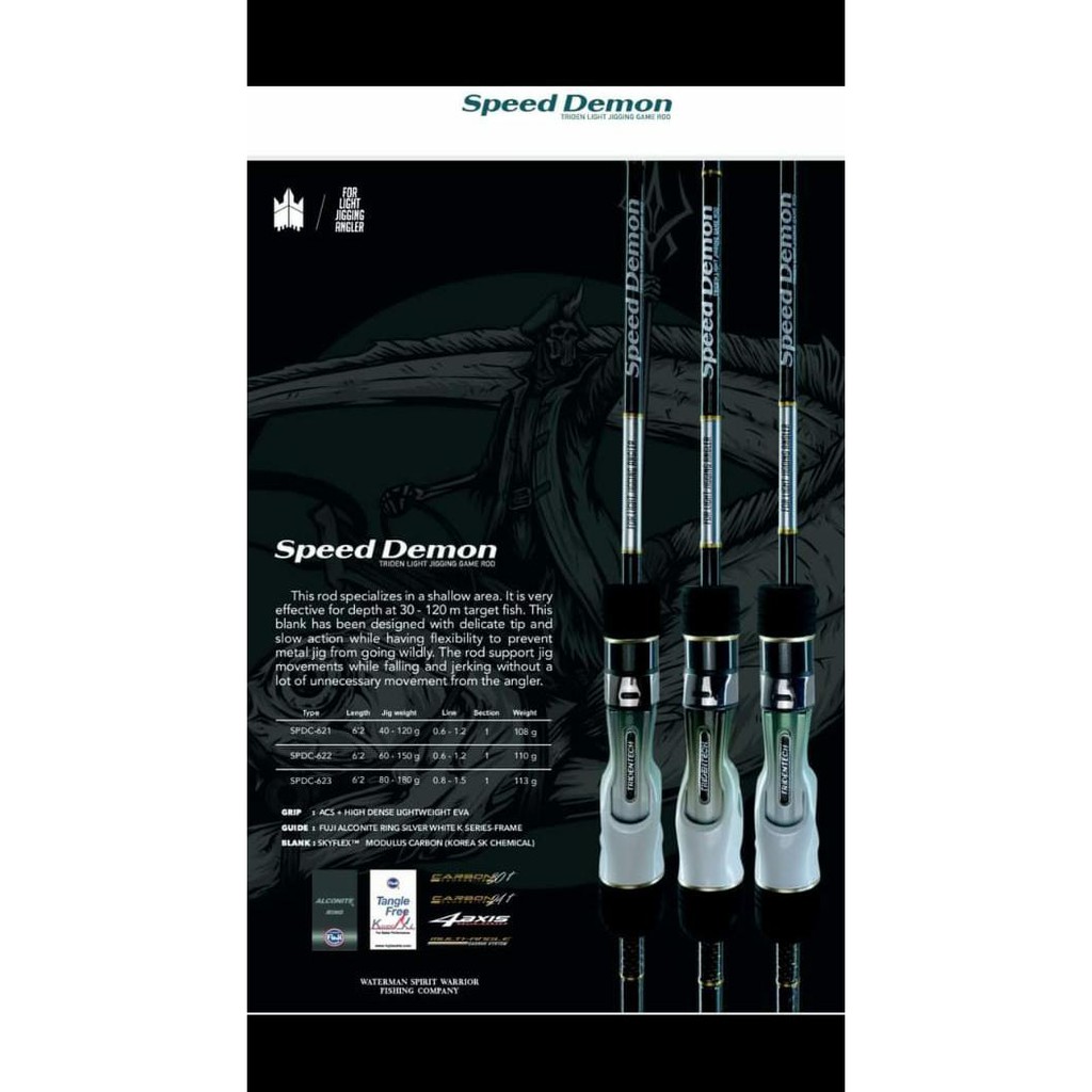 Joran jigging tridentech speed demon ISTANAPANCINGTTE