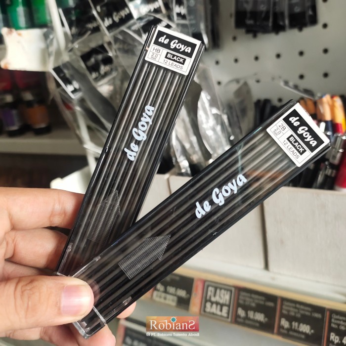 

Hemat Isi Pensil Mekanik - De Goya Leads Black Uk. 2.0 Mm Promo