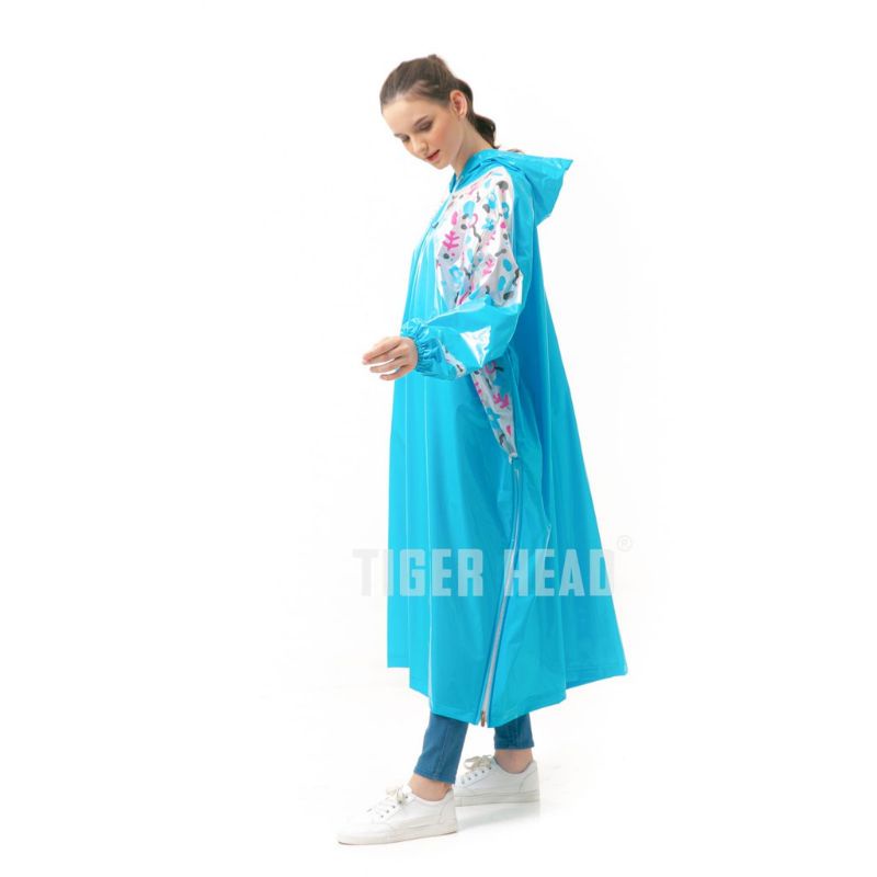 Jas Hujan Jumbo Rok Gamis Model Muslimah Wanita Dewasa Chariva TIGER HEAD 68341