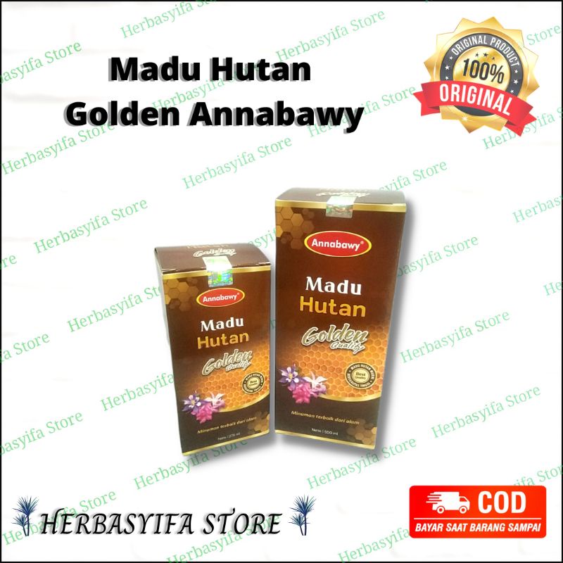 Madu Hutan Asli Golden Annabawy 275 ml - Madu Murni Kualitas Tinggi