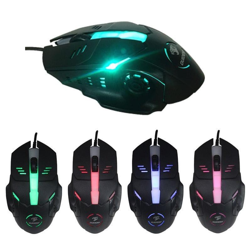 Mouse Kabel Gaming LED quideny 600K for PC/Laptop