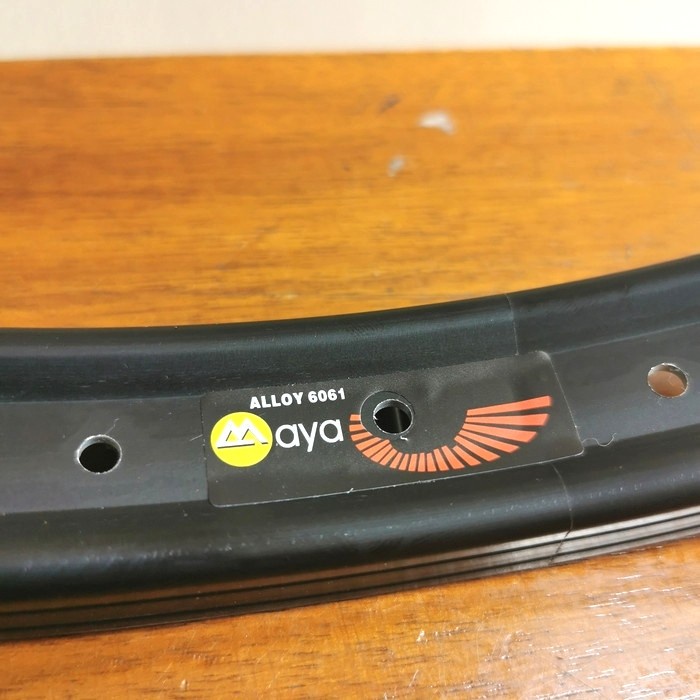 Rim Sepeda 20 Alloy Maya Hitam 36 Hole / Velg 20 / Velg Sepeda 20